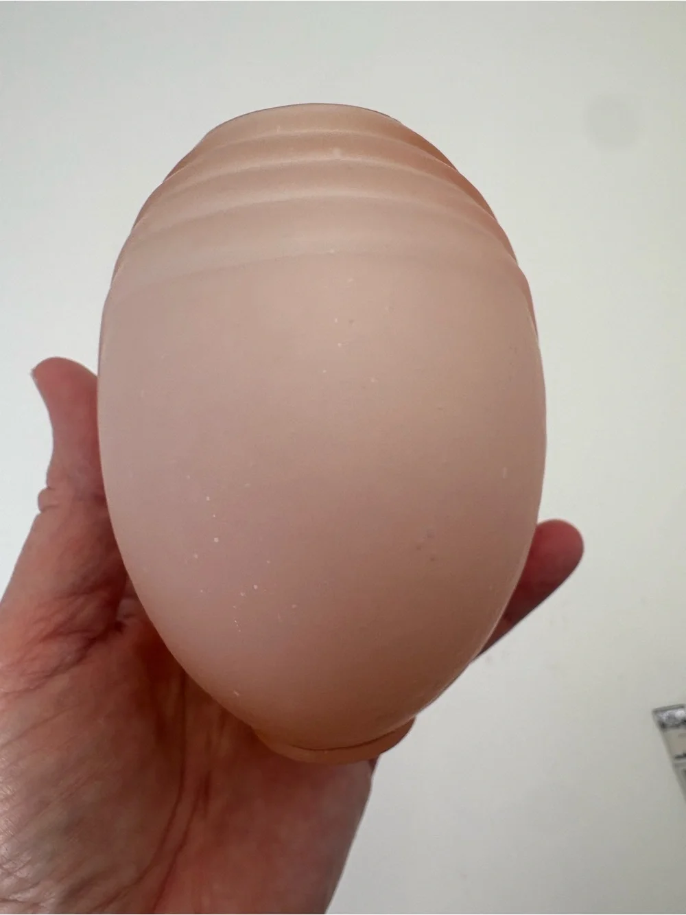 Vintage Satin Glass Pink Art Deco Glass Vase